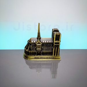 ماکت فلزی کلیسای نوتردام پاریس فرانسه