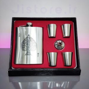 ست قمقمه جیبی و شات طرح تک پیک