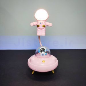 چراغ مطالعه شارژی مدل UFO طرح سفینه و فضانورد